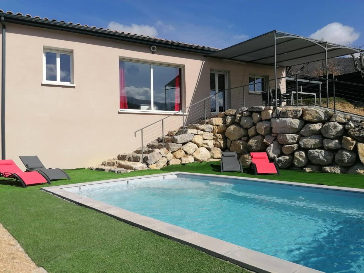 Les Villas Dorees - Villa Soleil Face Au Mont Ventoux Plaisians Exterior foto