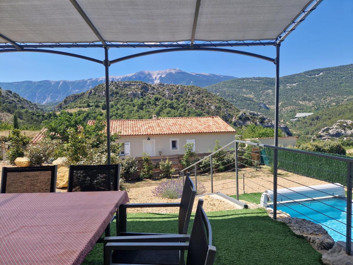 Les Villas Dorees - Villa Soleil Face Au Mont Ventoux Plaisians Exterior foto
